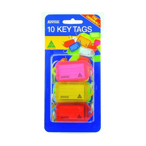 KEVRON ID5 KEY TAGS STANDARD Assorted Pk10